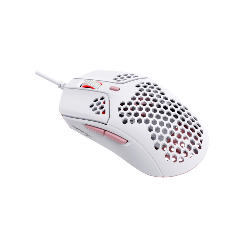 Мышь HyperX Pulsefire Haste, белый/розовый, 141568