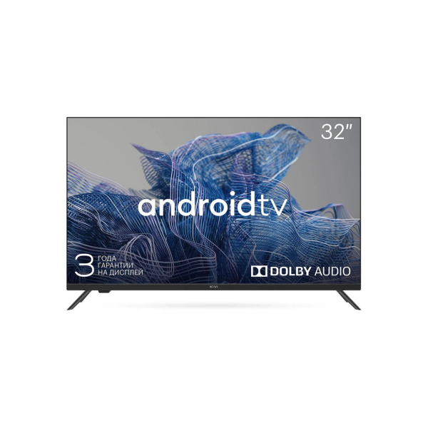 32" LED SMART TV KIVI 32H740NB, HD Ready, Android TV, Black
