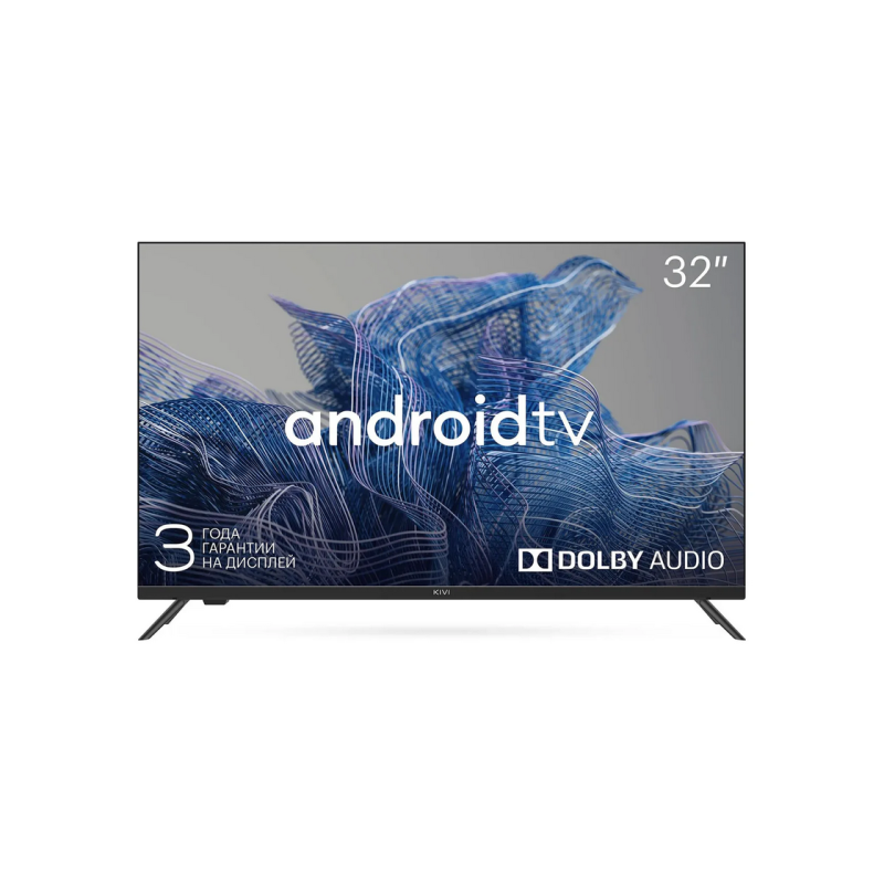 32" LED SMART TV KIVI 32H740NB, HD Ready, Android TV, Black