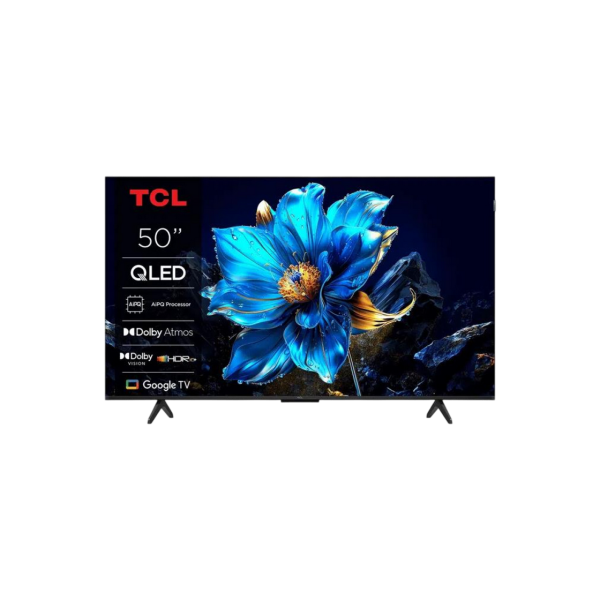 50" LED SMART TV TCL 50T69C, QLED, 4K UHD, Google TV, Black
