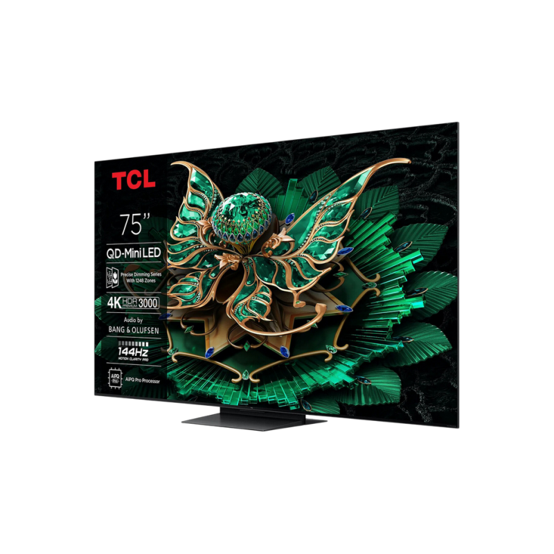 75" LED SMART TV TCL 75Q7C, QD-MiniLED, 4K UHD, Google TV, Black