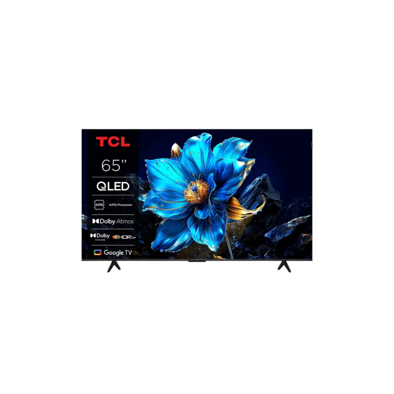 65" LED SMART TV TCL 65T69C, QLED 4K UHD, Google TV, Black