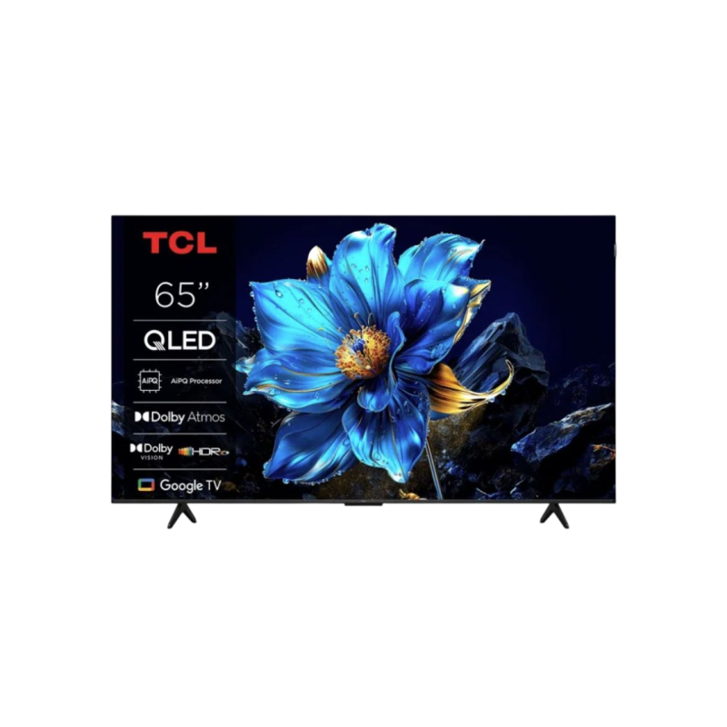 65" LED SMART TV TCL 65T69C, QLED 4K UHD, Google TV, Black