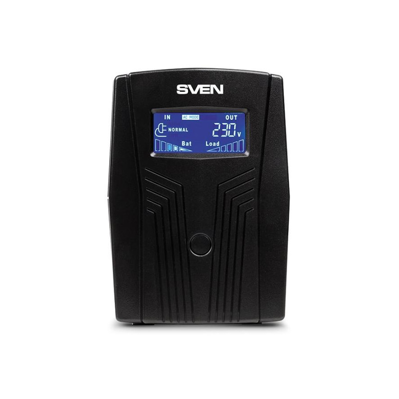 ИБП Sven Pro 650 (LCD,USB), Black
