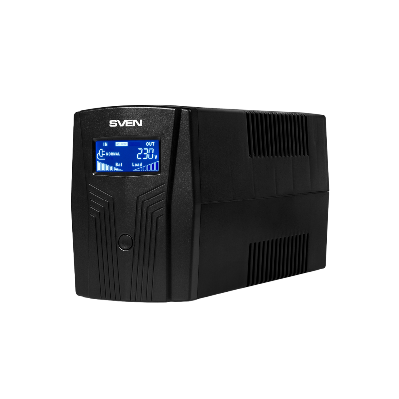 ИБП Sven Pro 650 (LCD,USB), Black