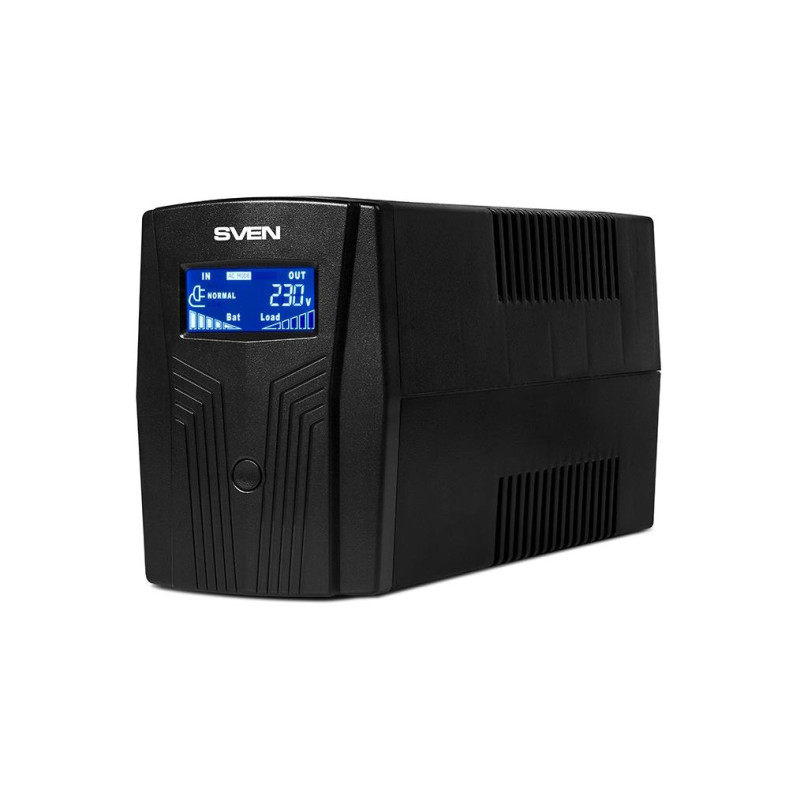 ИБП Sven Pro 650 (LCD,USB), Black