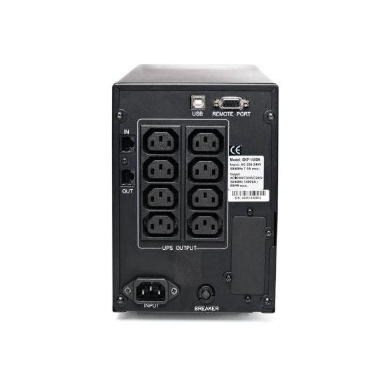 ИБП PowerCom SPT-2000, 2000 ВА/1600 Вт, Smart Line Interactive, чистая синусоида, ЖК-дисплей, AVR, USB, 2xSchuko