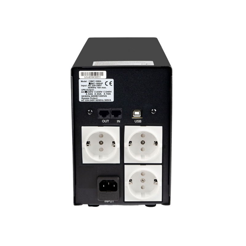 ИБП PowerCom BNT-1200AP, 3xSchuko Sockets