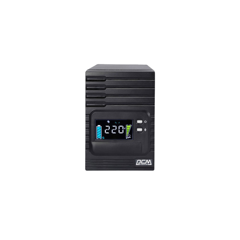 ИБП PowerCom SPT-2000, 2000 ВА/1600 Вт, Smart Line Interactive, чистая синусоида, ЖК-дисплей, AVR, USB, 2xSchuko
