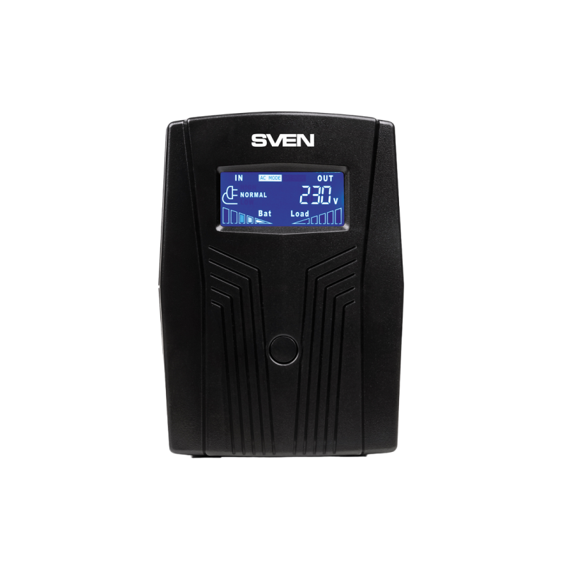 ИБП Sven Pro 650 (LCD,USB), Black