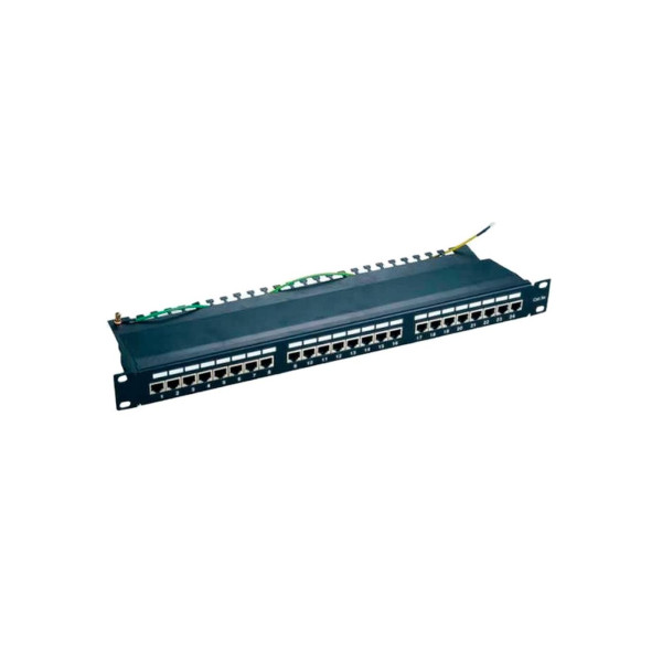 24 ports FTP Cat.5e patch panel, LY-PP5-30, 19"  Krone IDC