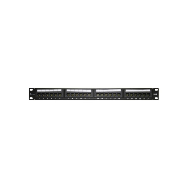 24 port patch panel cat.5e whith back bar, LY-PP5-07