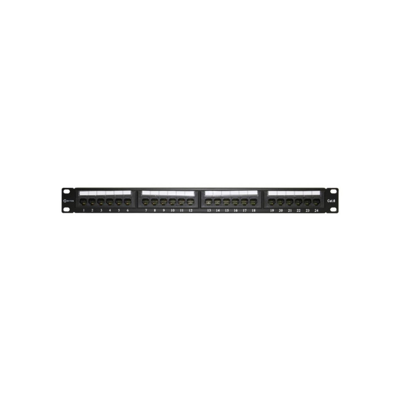 24 port patch panel cat.5e whith back bar, LY-PP5-07