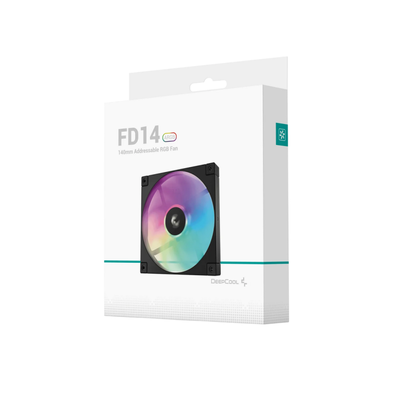 Кулер для корпуса Deepcool FD14 ARGB, Black