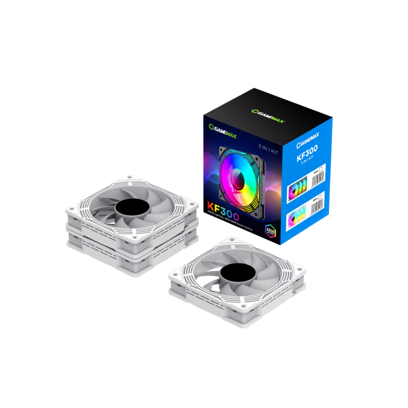 Кулер для корпуса Gamemax KF300 WH