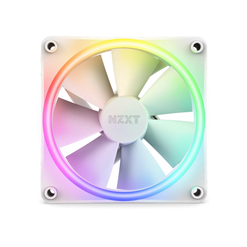Кулер для корпуса NZXT F120 RGB Duo, White