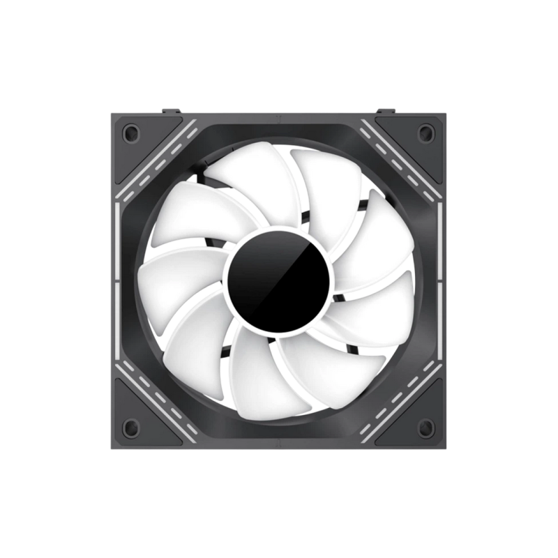 Кулер для корпуса Gamemax FN12A-S3I-R, Black