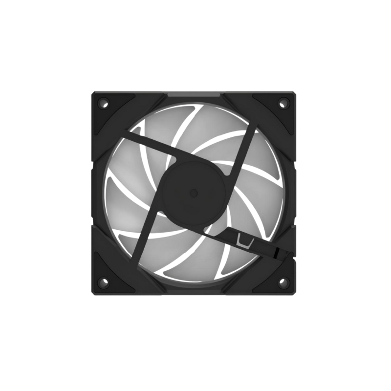 PC Case Fan Deepcool CG580, 120x120x25, <28dB, 38CFM, 400-13000PM, ARGB, 3-pin ARGB 5V, Hydro Bearing, Black