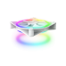 Кулер для корпуса NZXT F120 RGB Duo, White