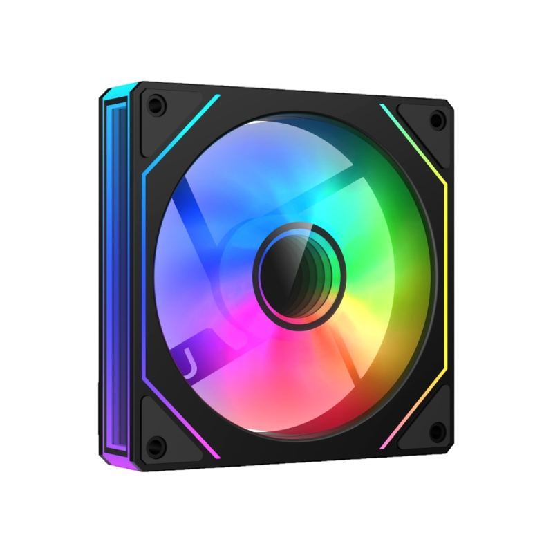 PC Case Fan Deepcool CG530 Reversed, 120x120x25, <28dB, 61.91CFM, 500-18000PM, ARGB, 4-Pin Fan & 3-pin ARGB 