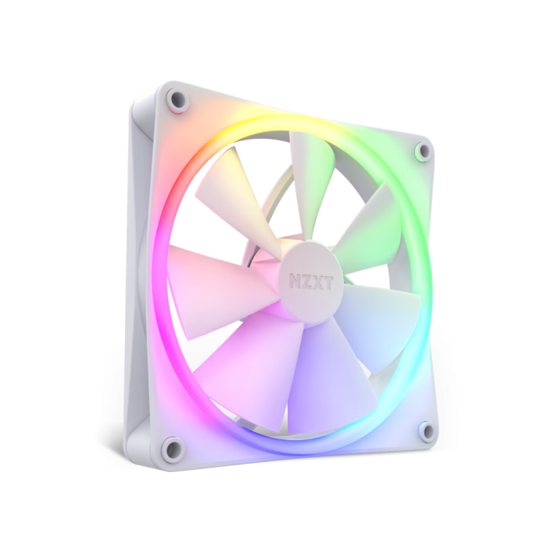Кулер для корпуса NZXT F140 RGB Core, White