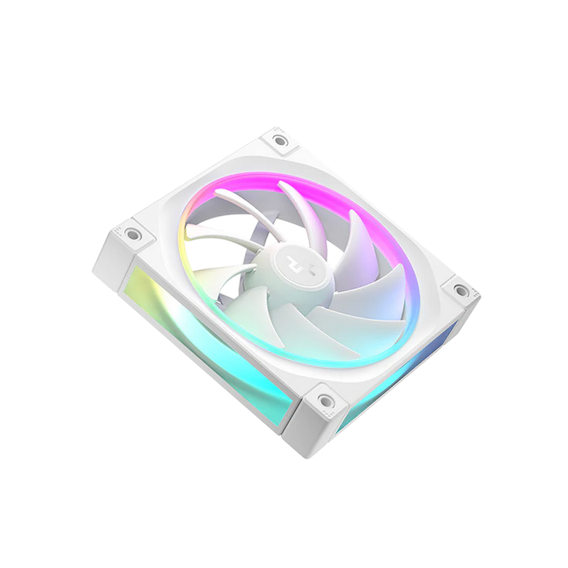 PC Case Fan Deepcool FL12 SE WH 3in1 kit, 120x20x25mm, ≤28.67 dB, 50.74CFM, 400-1900RPM, PWM, ARGB, 4-Pin Fan &