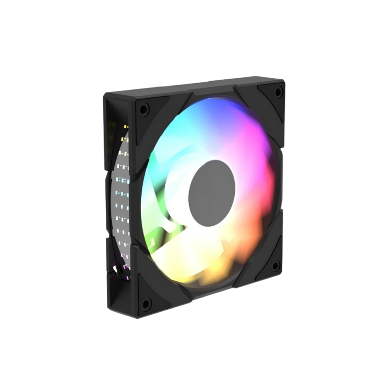 PC Case Fan Deepcool CG580, 120x120x25, <28dB, 38CFM, 400-13000PM, ARGB, 3-pin ARGB 5V, Hydro Bearing, Black