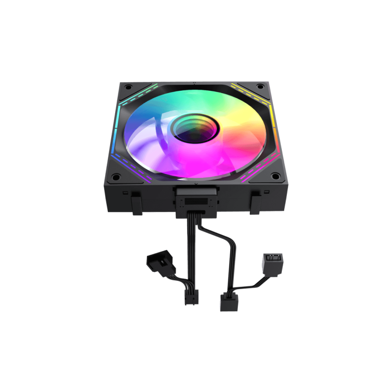 Кулер для корпуса Gamemax FN12A-S3I-R, Black