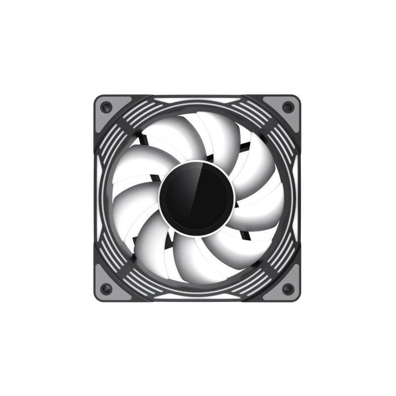 Кулер для корпуса Gamemax FN12A-C8I, Black