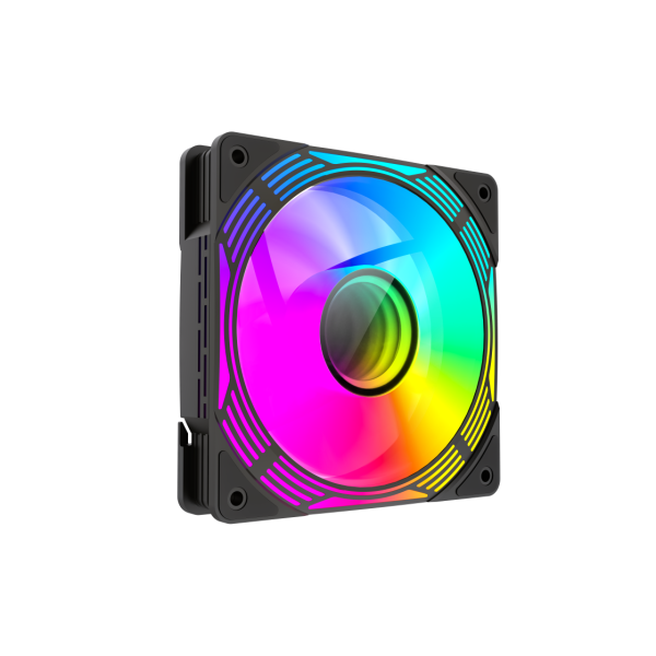 Cooler Carcasa PC Gamemax FN12A-C8I-R, Black
