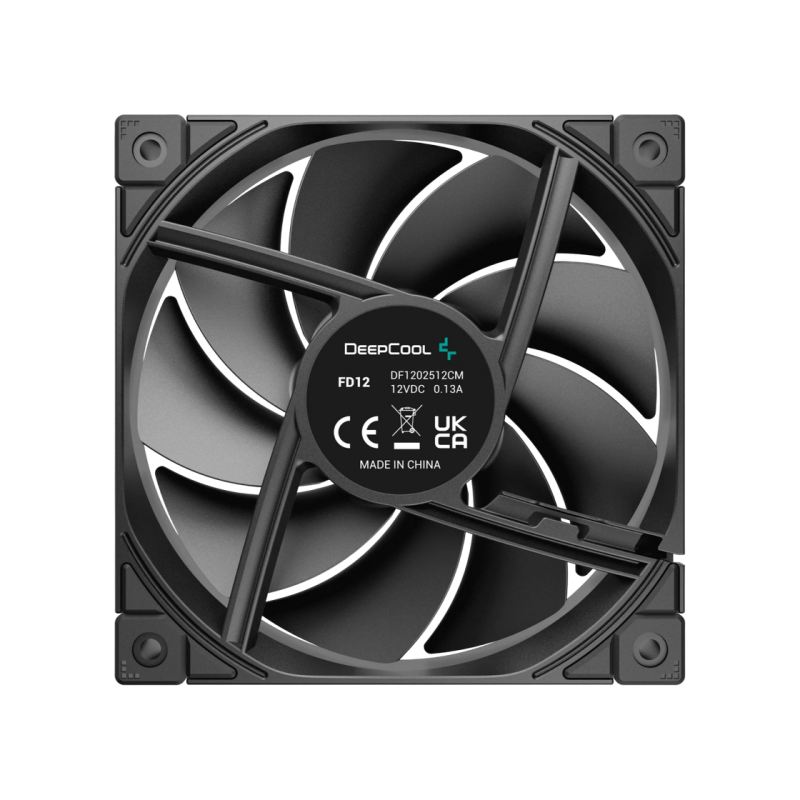 Кулер для корпуса Deepcool FD12, Black