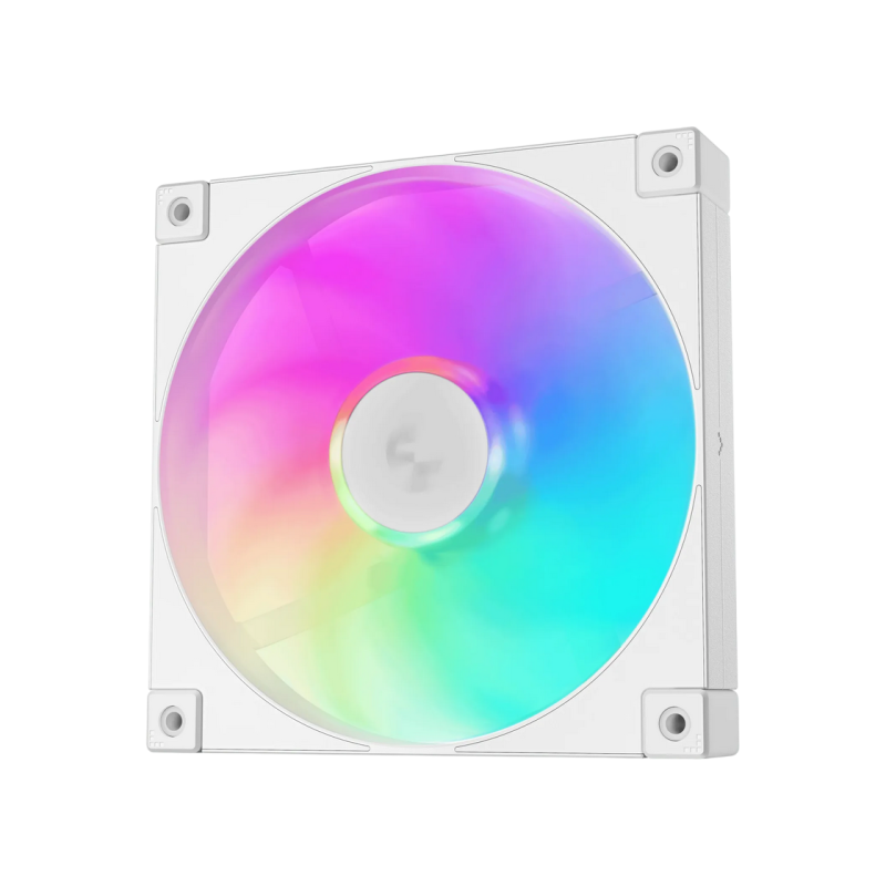 Кулер для корпуса Deepcool FD14 ARGB, White