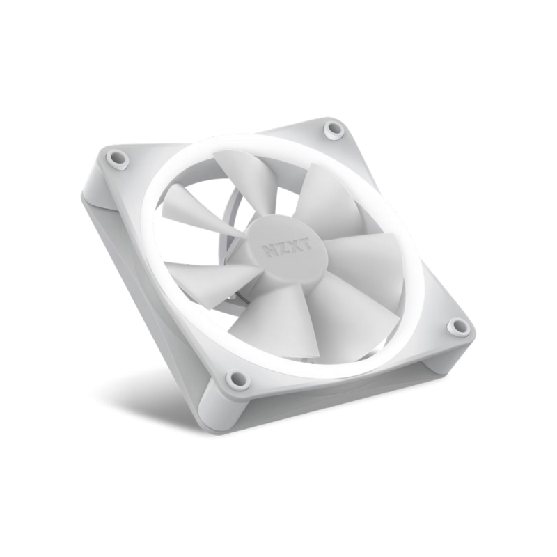 Кулер для корпуса NZXT F120 RGB, White