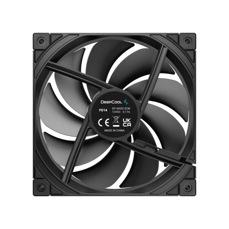 Кулер для корпуса Deepcool FD14, Black
