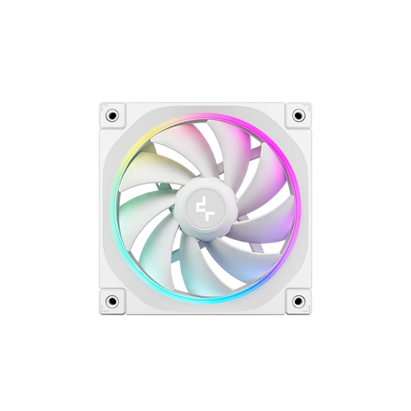 PC Case Fan Deepcool FL12 SE WH 3in1 kit, 120x20x25mm, ≤28.67 dB, 50.74CFM, 400-1900RPM, PWM, ARGB, 4-Pin Fan &