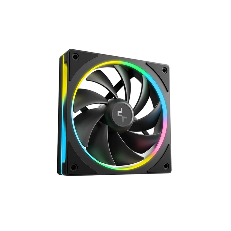 PC Case Fan Deepcool FL12 SE, 120x20x25mm, ≤28.67 dB, 50.74CFM, 400-1900RPM, PWM, ARGB, 4-Pin Fan & 3-pin ARGB 
