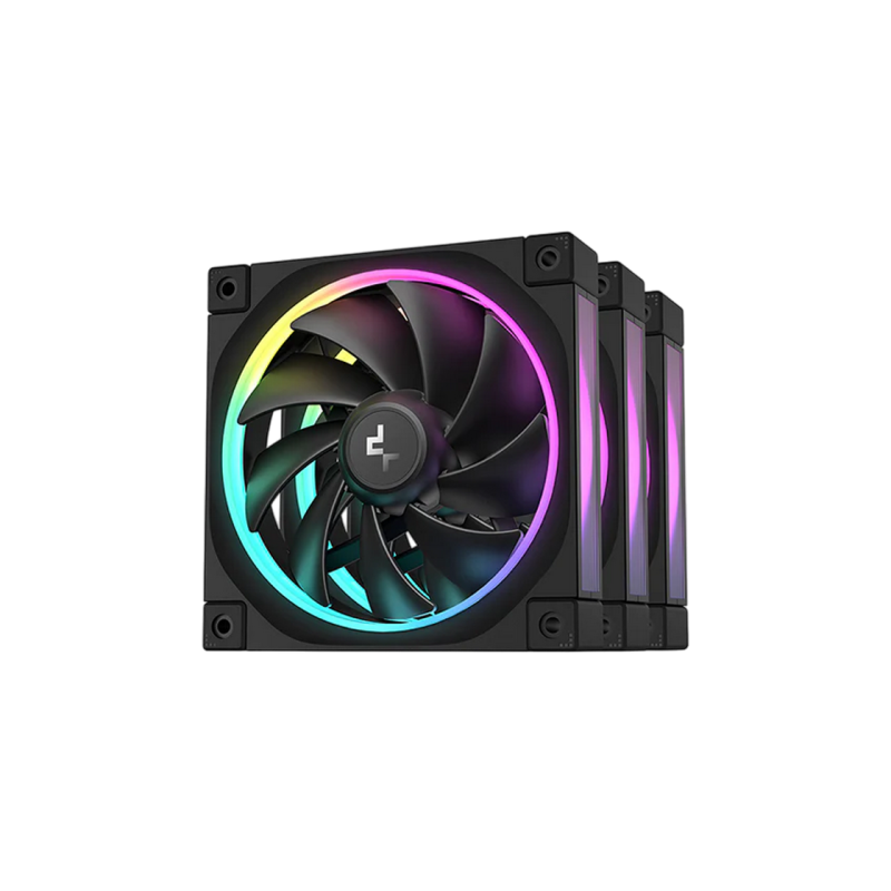PC Case Fan Deepcool FL12 SE 3in1 kit, 120x20x25mm, ≤28.67 dB, 50.74CFM, 400-1900RPM, PWM, ARGB, 4-Pin Fan & 3-