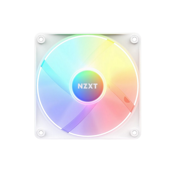 Кулер для корпуса NZXT F120 RGB Core, White
