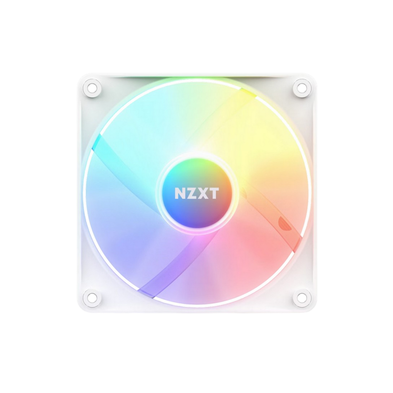 Кулер для корпуса NZXT F120 RGB Core, White