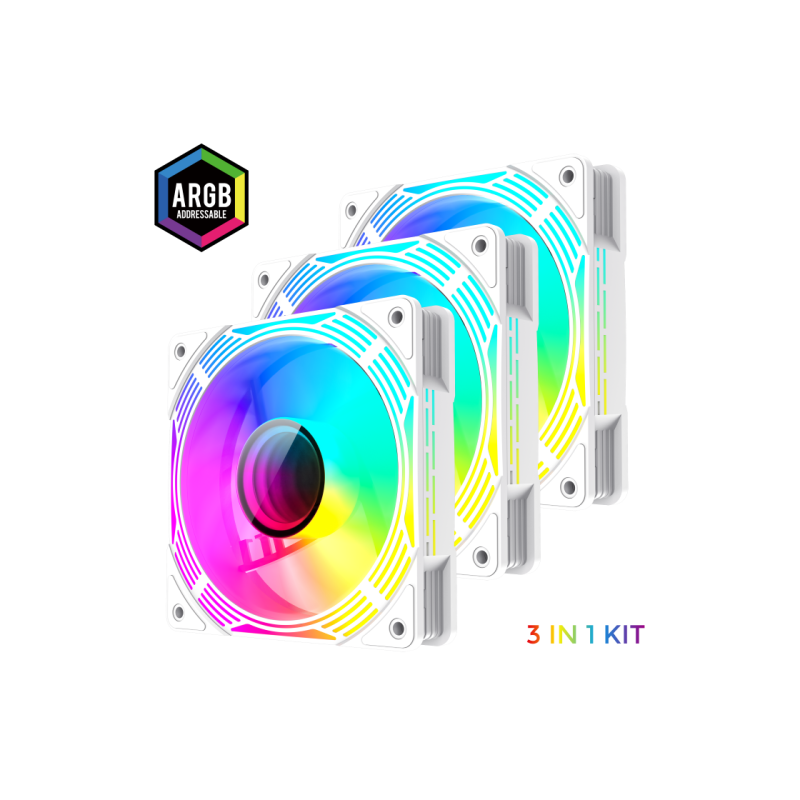 Кулер для корпуса Gamemax KF300 WH