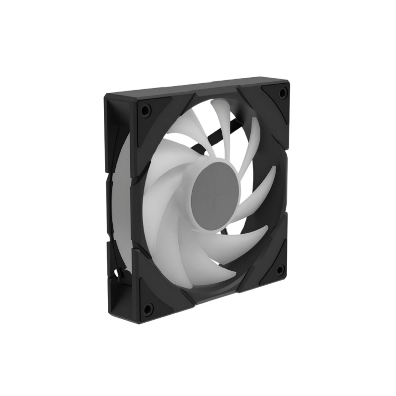 PC Case Fan Deepcool CG580, 120x120x25, <28dB, 38CFM, 400-13000PM, ARGB, 3-pin ARGB 5V, Hydro Bearing, Black