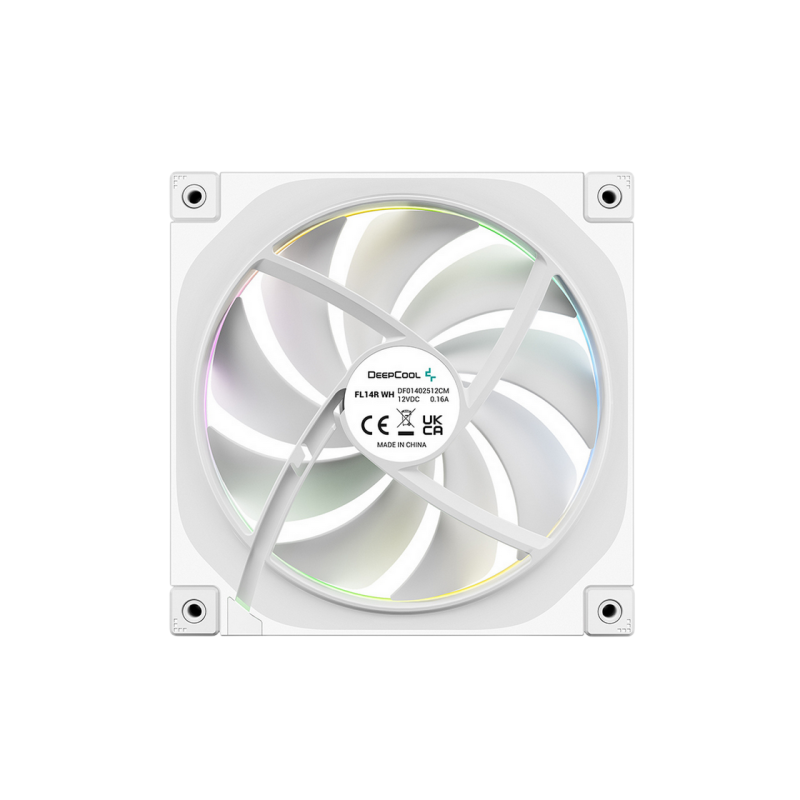 Cooler Carcasa PC Deepcool FL14 Reversed ARGB, White