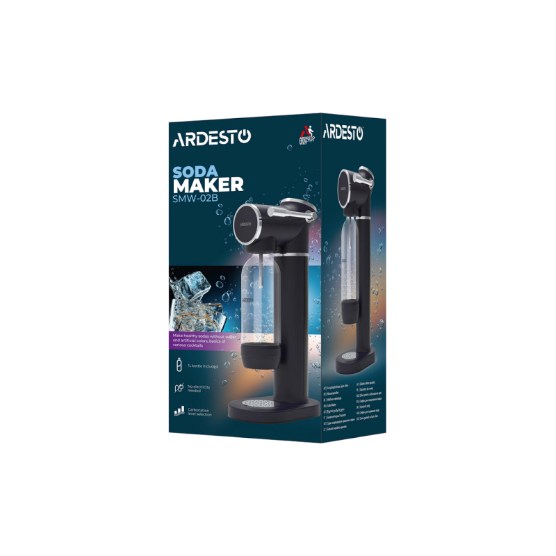 Soda Maker Ardesto G7 black, SMW-02B