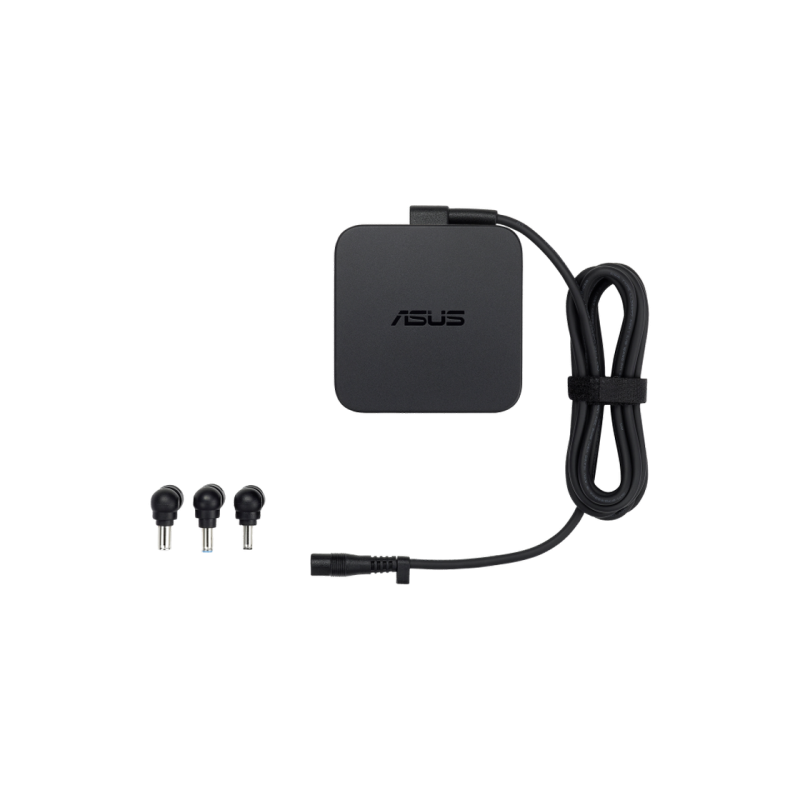 ASUS  65W Universal Power Adapter, 4.0mm/4.5mm/5.5mm, 19.0V/3.42A, Cable:180 cm/Power Cord:90 cm