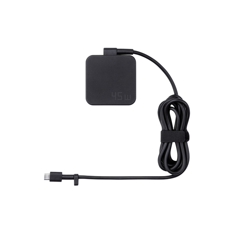 Зарядное устройство для ноутбука ASUS USB-C мощностью 45 Вт, 5 В/3 А, 9 В/3 А, 15 В/3 А, 20 В/3,25 А, кабель: 160 см, шнур питания: 90 см