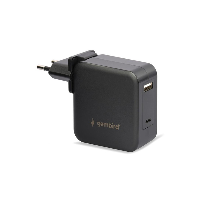 Зарядное устройство для ноутбука Gembird, NP main 60W универсальный NPA-PD60-01