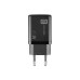 Зарядное устройство GAN Cellularline, 2 порта, PD + USB, 45 Вт, черное
