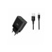 Wall Charger XO + Micro-USB Cable, 1USB, Q.C3.0 15W, L63 Black