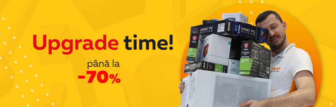 Upgrade Time! Reduceri de Până la 70% la Componente PC