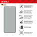 Стекло Privacy Glass FC Samsung Galaxy S22/S23, полное защитное стекло, Eco-Frame, Acc